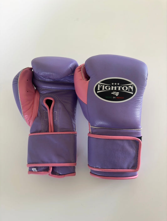 14oz Purple/Pink Velcro El Rey 2.0 Training Gloves
