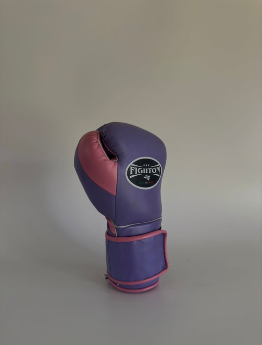 14oz Purple/Pink Velcro El Rey 2.0 Training Gloves