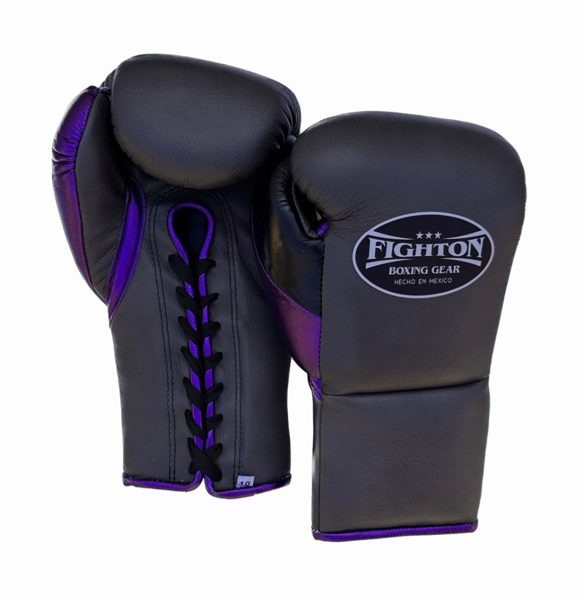 Dark Grey/Metallic Purple/Black 10oz Fight Gloves